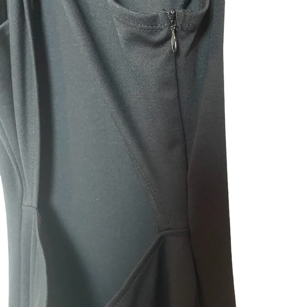 Nordstroms Black Swan Black Halter Dress w/Jeweled Neckline & TwistTie Open Back - Picture 10 of 14